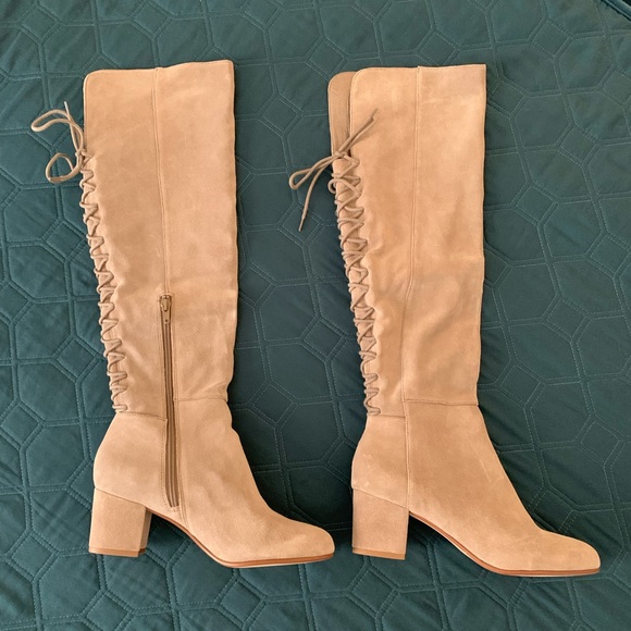 Steve Madden Hansil Harness Boot Taupe 